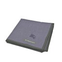 ワンダフルデー♪全品P10倍メール便対応OK【売れ筋】【限定1枚】【未使用ハンカチ】BURBERRYバーバリーハンカチ【パープル系】