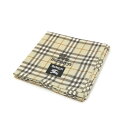 ワンダフルデー♪全品P10倍メール便対応OK【売れ筋】【限定1枚】【未使用ハンカチ】burberrysバーバリーズハンカチ【ベージュ系】