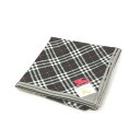 ワンダフルデー♪全品P10倍メール便対応OK【売れ筋】【限定1枚】【未使用ハンカチ】burberrysバーバリーズハンカチ【ブラック系】