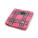 ワンダフルデー♪全品P10倍メール便対応OK【売れ筋】【限定1枚】【未使用ハンカチ】BURBERRYバーバリータオルハンカチ【ピンク系】