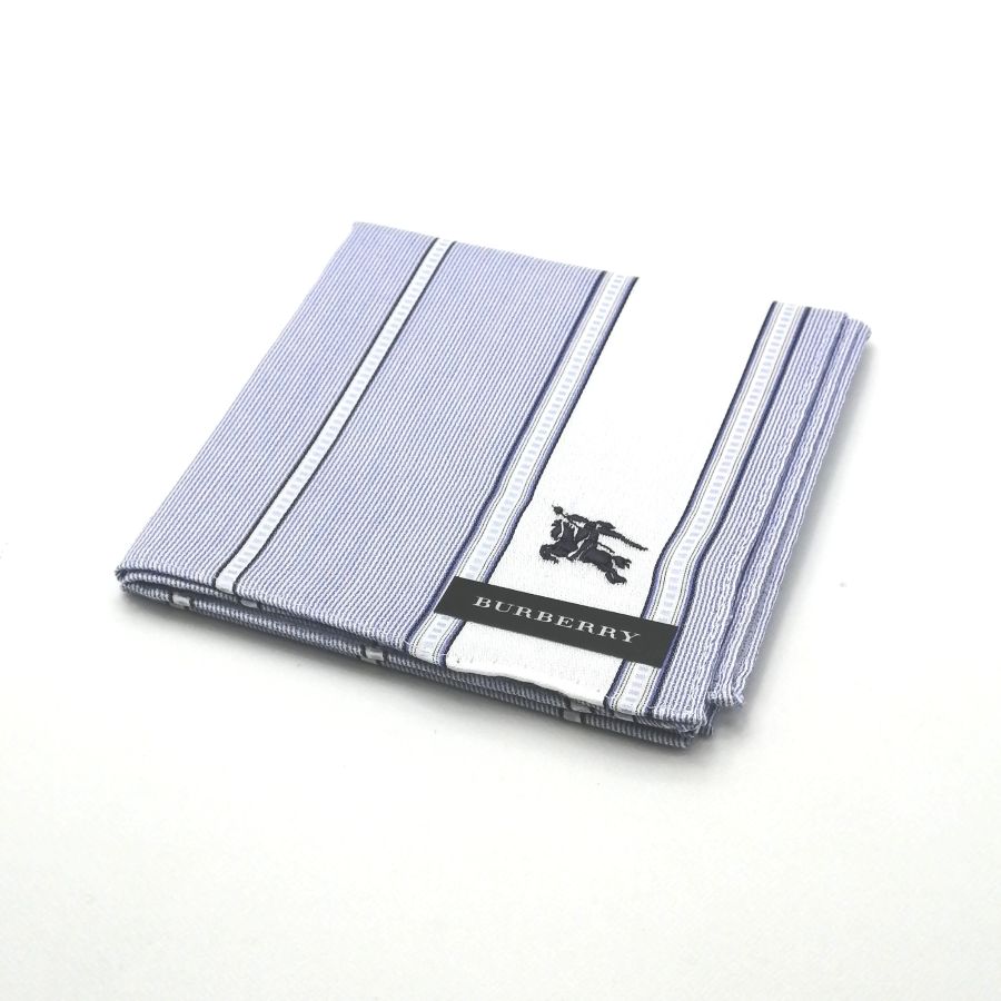 お買い物マラソン♪全品P10倍メール便対応OK【売れ筋】【限定1枚】【未使用ハンカチ】BURBERRYバーバリーハンカチ【パープル系】
