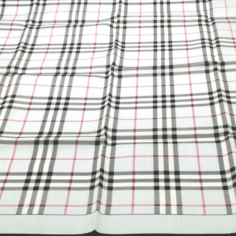 ♪全品P10倍メール便対応OK 売れ筋 未使用ハンカチ BURBERRYバーバリーハンカチ ブルーグレー系 re-st-10029906 服飾雑貨 リスト サンプル画像3