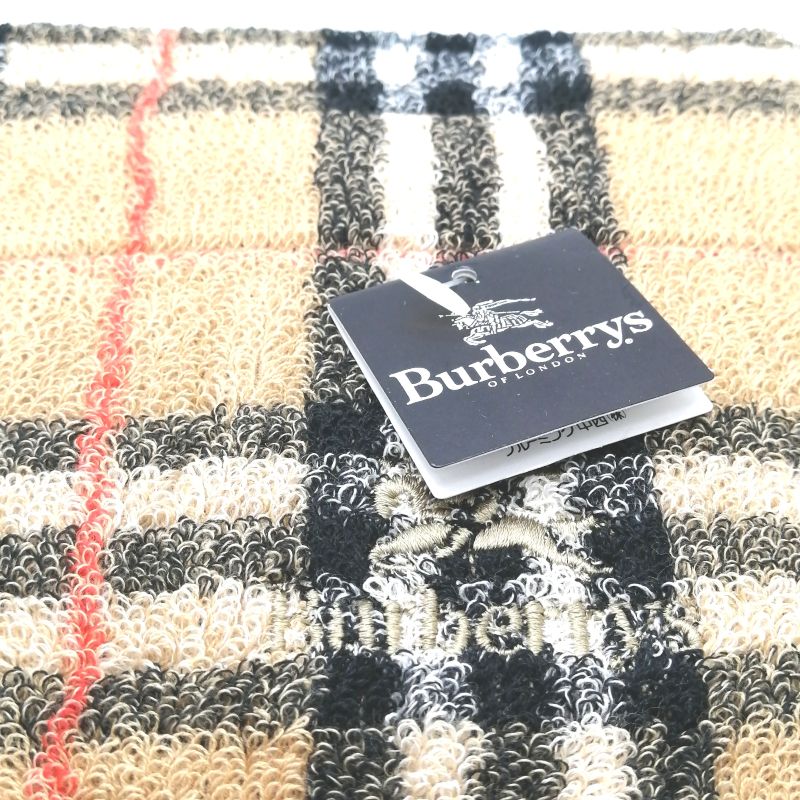 ♪全品P10倍メール便対応OK 売れ筋 限定1枚 未使用ハンカチ buraberrysバーバリーズタオルハンカチ ブラウン系 re-st-10030013 服飾雑貨 リスト サンプル画像2