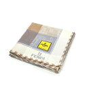 ワンダフルデー♪全品P10倍メール便対応OK【売れ筋】【未使用ハンカチ】FENDIフェンディハンカチ【ベージュ系】