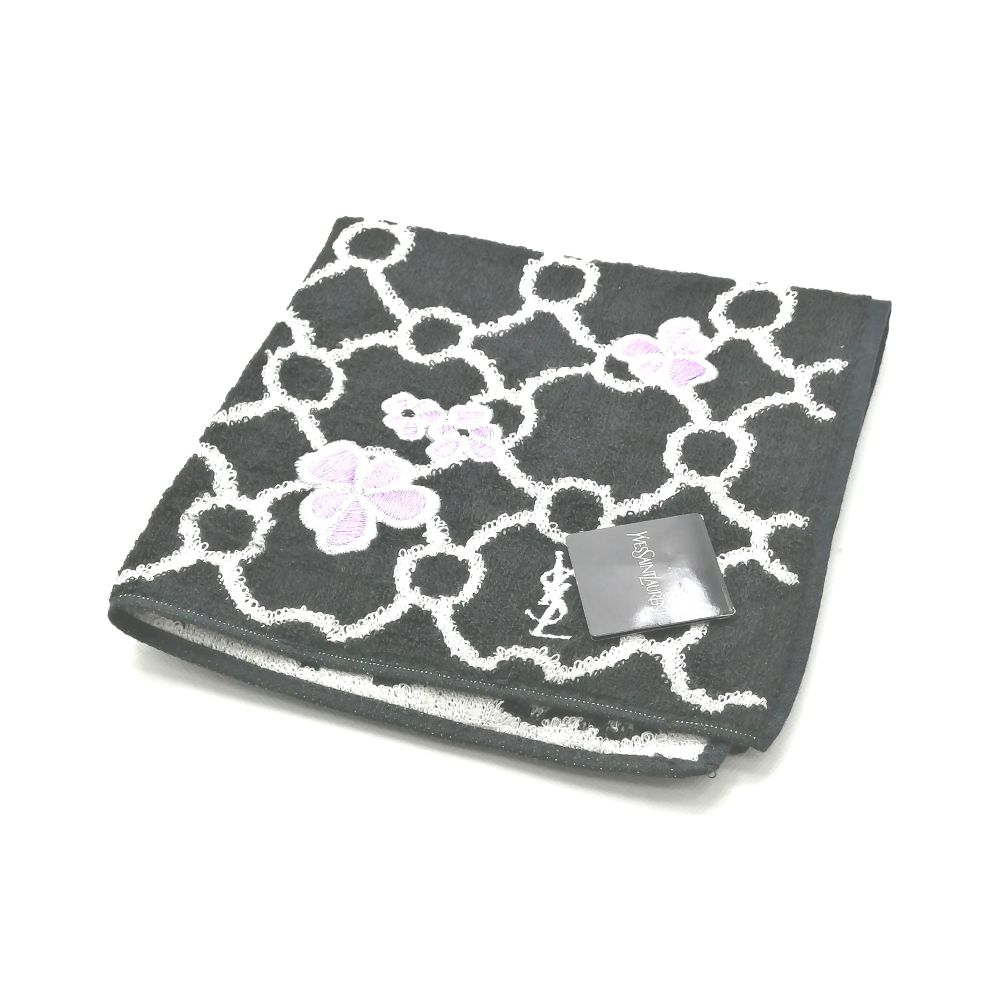 当店はやります♪21日迄全品P10倍メール便対応OK【売れ筋】　【未使用ハンカチ】YVESSAINTLAURENTイヴサ..