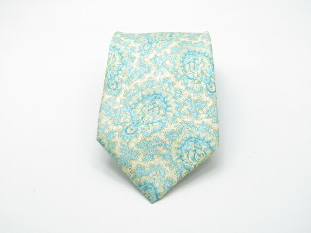 Rakuten - 当店でのお買物でSPUトータルP5倍～♪【売れ筋】【中古ネクタイ】メール便対応OKVERSACEヴェルサーチネクタイ【パターン・規則柄系】【ベージュ系】【ランクA】【ネクタイ中古】