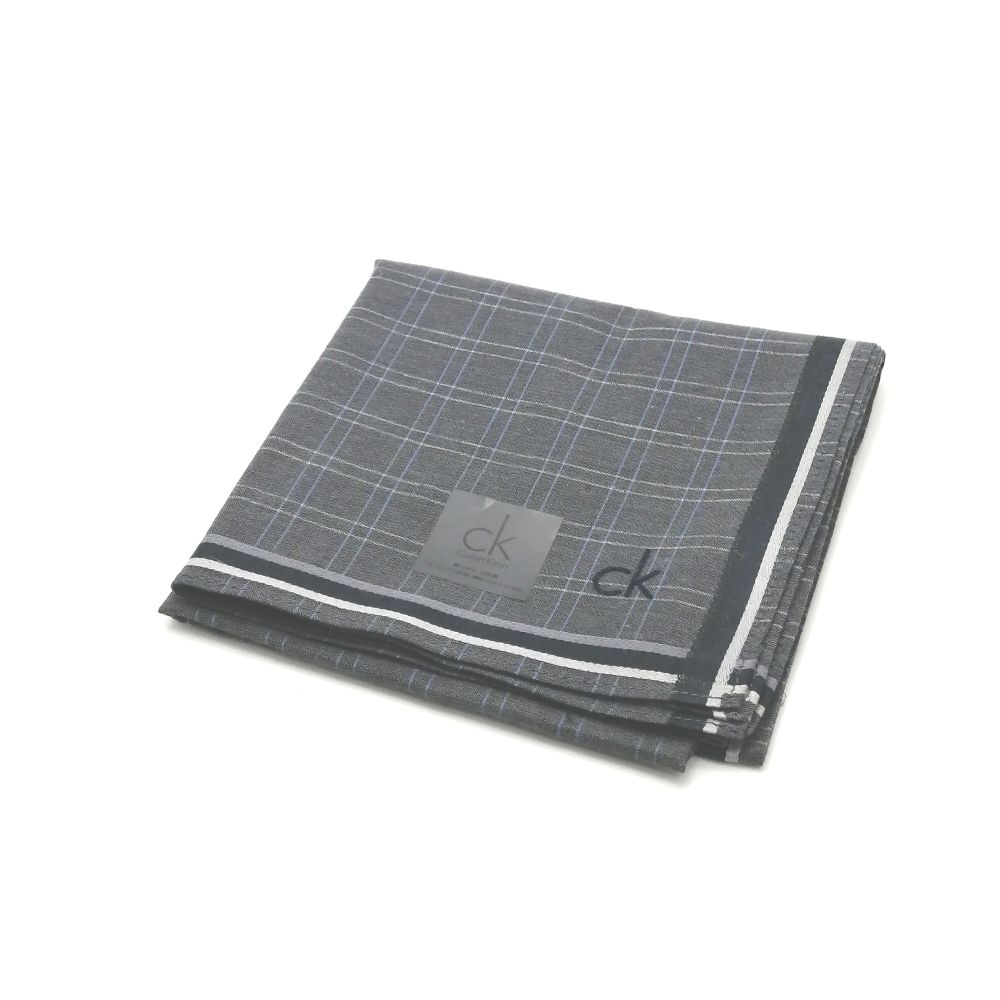 ブラックフライデー♪全品P10倍メール便対応OK【売れ筋】【大処分】【未使用ハンカチ】CalvinKleinカルバンクラインハンカチ【グレー系】