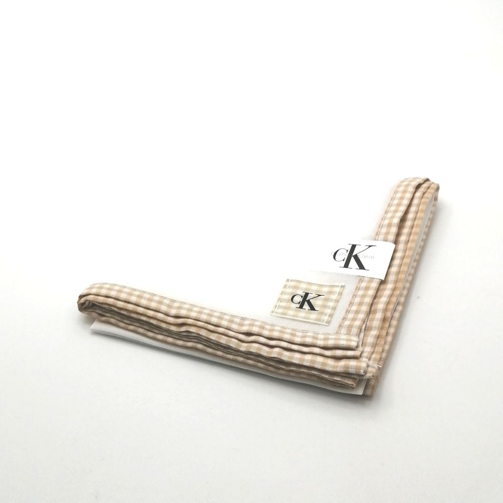 ブラックフライデー♪全品P10倍メール便対応OK【売れ筋】【大処分】【未使用ハンカチ】CalvinKleinカルバンクラインハンカチ【ホワイト系】
