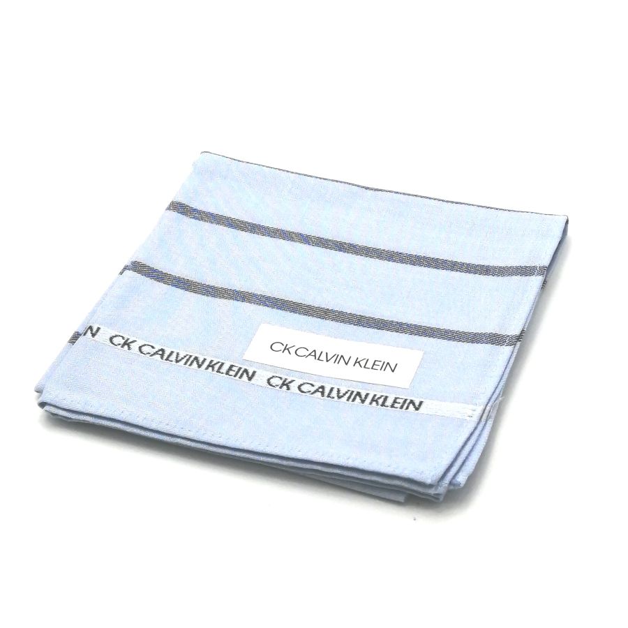 お買物マラソン♪全品P10倍メール便対応OK【売れ筋】【大処分】【未使用ハンカチ】CalvinKleinカルバンクラインハンカチ【ブルー系】