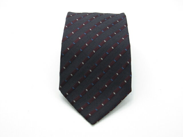 Rakuten - 当店でのお買物でSPUトータルP10倍～♪【売れ筋】【大処分】【中古ネクタイ】メール便対応OKDURBANダーバンネクタイ【ストライプ・レジメンタル系】【ブラウン系】【ランクAB】【ネクタイ中古】