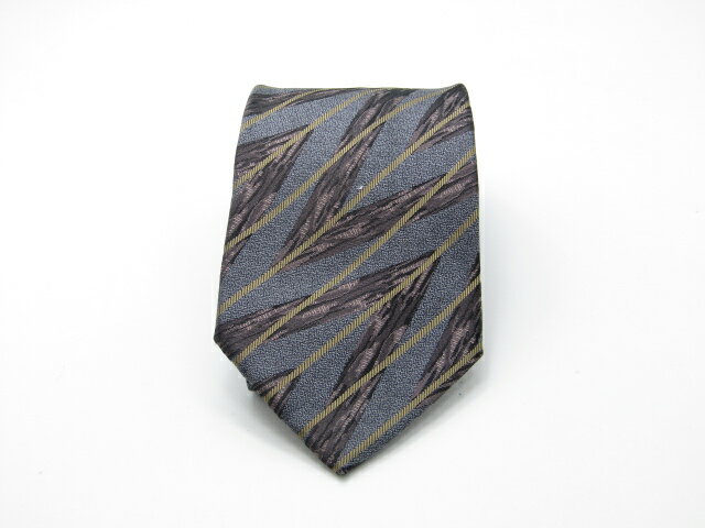 Rakuten - お買物マラソン♪全品P10倍【中古ネクタイ】【大処分】メール便対応OKLANCELランセルネクタイ【ストライプ・レジメンタル系】【グレー系】【ランクA】【ネクタイ中古】