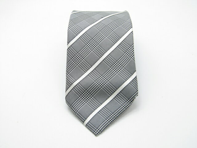 Rakuten - 月末も当店でお買物でお買い物♪P10倍【売れ筋】【大処分】【中古ネクタイ】メール便対応OKDURBANダーバンネクタイ【ストライプ・レジメンタル系】【グレー系】【ランクB】【ネクタイ中古】