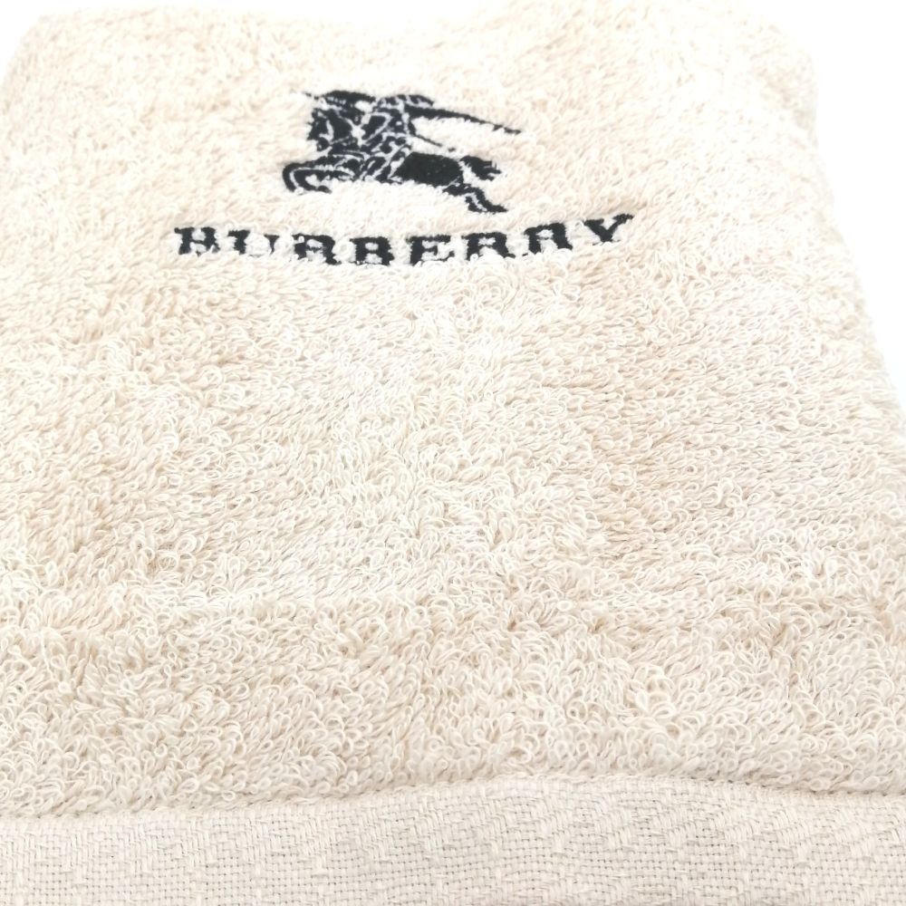 ♪全品P10倍メール便対応OK 売れ筋 限定2枚 未使用タオル BURBERRYバーバリーフェイスタオル ベージュ系 re-st-10027114 服飾雑貨 リスト サンプル画像2