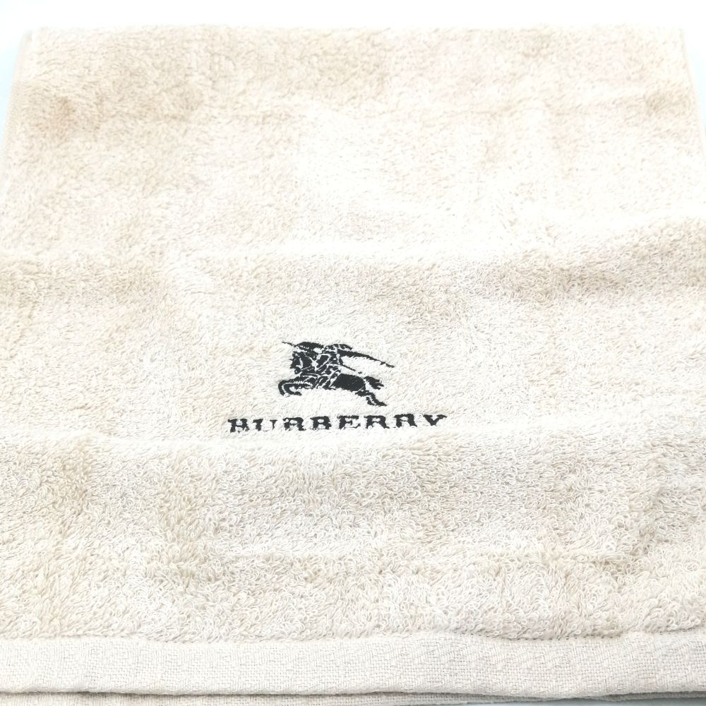 ♪全品P10倍メール便対応OK 売れ筋 限定2枚 未使用タオル BURBERRYバーバリーフェイスタオル ベージュ系 re-st-10027114 服飾雑貨 リスト サンプル画像3
