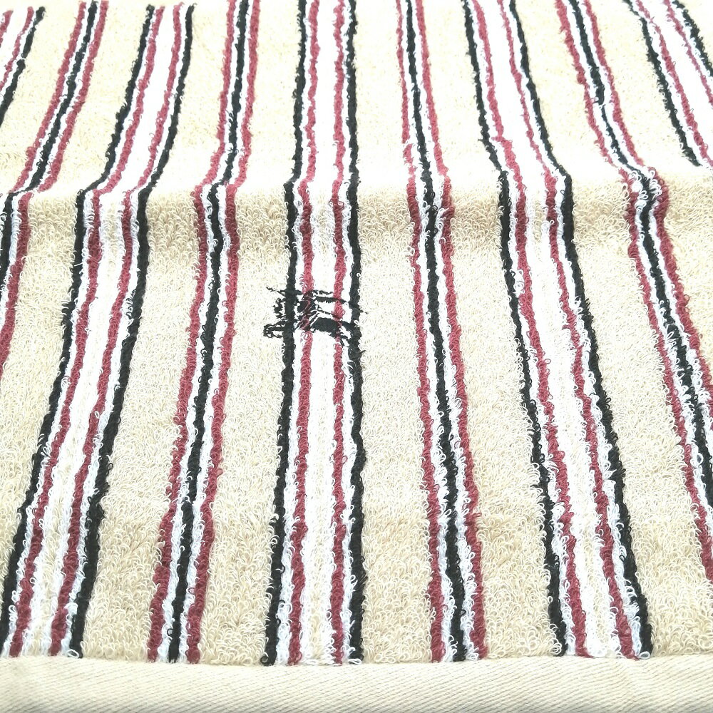 お買い物マラソン♪全品P10倍メール便対応OK【売れ筋】【未使用タオル】BURBERRYバーバリーウオッシュタオル【ベージュ系】