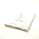 暑い日はお家でお買い物♪全品P10倍メール便対応OK【売れ筋】 【訳アリ】【未使用タオル】YVESSAINTLAURENTイヴサンローランゲストタオル【オフホワイト系】
