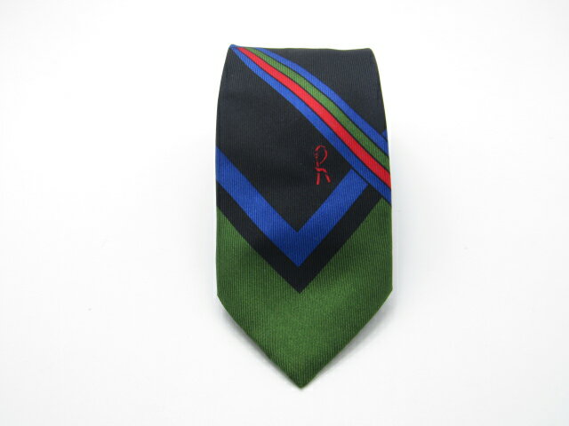 Rakuten - 月末も当店でお買物でお買い物♪P10倍【中古ネクタイ】【大処分】メール便対応OKRoberta di Camerinoロベルタディカメリーノネクタイ【ストライプ・レジメンタル系】【ブラック系】【ランクAB】【ネクタイ中古】