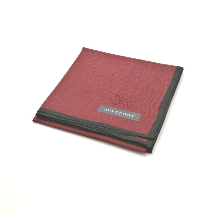 当店でのお買物でSPUトータルP10倍～♪メール便対応OK 売れ筋 未使用ハンカチ BURBERRYバーバリーハンカチ レッド系 re-st-10031293 服飾雑貨 リスト パッケージ画像