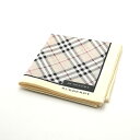 暑い日はお家でお買い物♪全品P10倍メール便対応OK【売れ筋】【未使用ハンカチ】BURBERRYバーバリーハンカチ【ベージュ系】