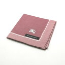 お買い物マラソン♪全品P10倍メール便対応OK【売れ筋】【未使用ハンカチ】BURBERRYバーバリーハンカチ【ピンク系】