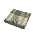 メール便対応OK【売れ筋】【限定1枚】【未使用ハンカチ】burberrysバーバリーズハンカチ【グリーン系】