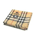 暑い日はお家でお買い物♪全品P10倍メール便対応OK【売れ筋】【限定1枚】【未使用ハンカチ】burberrysバーバリーズハンカチ【ブラウン系】
