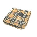 お買い物マラソン♪全品P10倍メール便対応OK【売れ筋】【未使用ハンカチ】BURBERRYバーバリータオルハンカチ【ブラウン系】