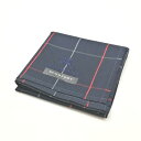 暑い日はお家でお買い物♪全品P10倍メール便対応OK【売れ筋】【限定1枚】【未使用ハンカチ】BURBERRYバーバリーハンカチ【ネイビー系】