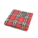 暑い日はお家でお買い物♪全品P10倍メール便対応OK【売れ筋】【未使用ハンカチ】BURBERRY タオルハンカチ【レッド系】