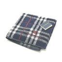 月末も当店でお買い物♪全品P10倍メール便対応OK【売れ筋】【未使用ハンカチ】BURBERRYバーバリータオルハンカチ【ネイビー系】