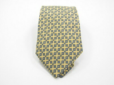 Rakuten - 月末も当店でお買物でお買い物♪P10倍【中古ネクタイ】メール便対応OKHERMESエルメスネクタイ【パターン・規則柄系】【イエロー系】【ランクAB】【ネクタイ中古】