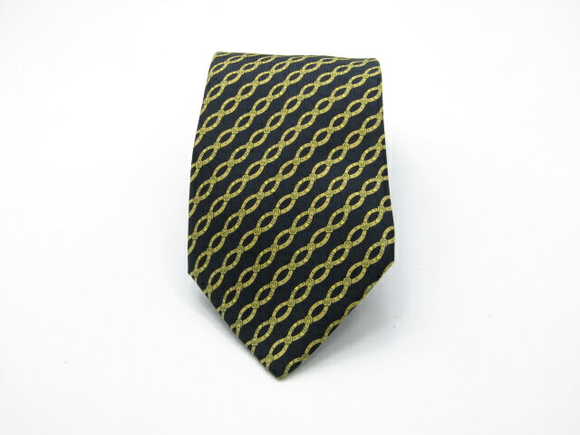 スーパーセール♪全品P10倍【売れ筋】【中古ネクタイ】メール便対応OKHERMESエルメスネクタイ【ストライプ・レジメンタル系】【ブラック系】【ランクAB】【ネクタイ中古】