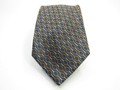 Rakuten - 月末も当店でお買物でお買い物♪P10倍【中古ネクタイ】【メール便対応OKdunhill ダンヒルネクタイ【パターン・規則柄系】【ネイビー系】【ランクAB】【ネクタイ中古】