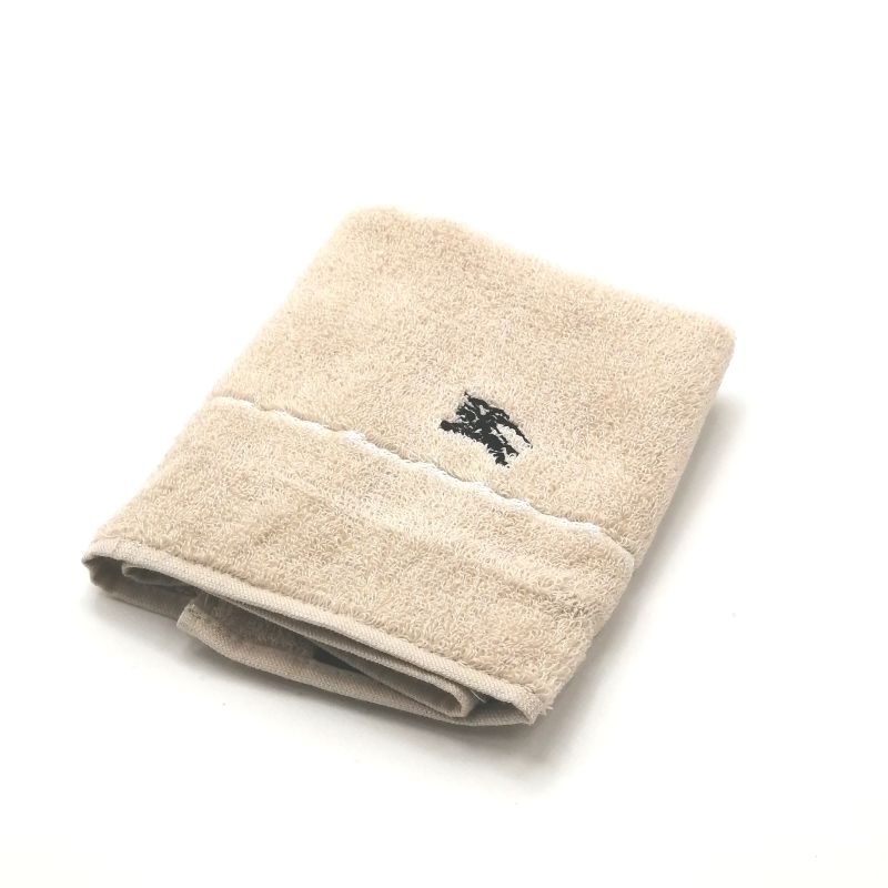 今週もやります♪全品P10倍メール便対応OK【売れ筋】【未使用ハンカチ】BURBERRYバーバリーミニテリー（タオルハンカチ）【ベージュ系】