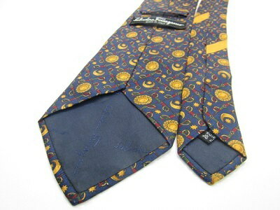 【中古ネクタイ】【大処分】メール便対応OKFerragamo サルバトーレフェラガモネクタイ【パターン・規則柄系】【ネイビー系】【ランクB】【ネクタイ中古】