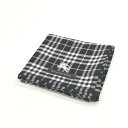 暑い日はお家でお買い物♪全品P10倍メール便対応OK【売れ筋】【限定1枚】【未使用ハンカチ】BURBERRYバーバリーハンカチ【ネイビー系】