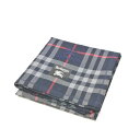 暑い日はお家でお買い物♪全品P10倍メール便対応OK【売れ筋】【限定1枚】【未使用ハンカチ】burberrysバーバリーズハンカチ【ネイビー系】