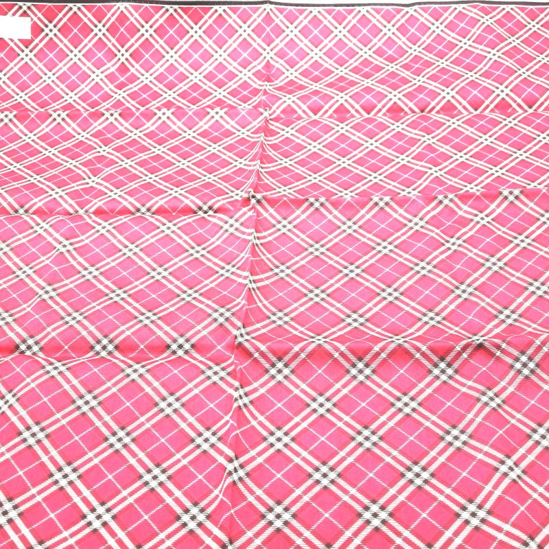 今週もやります♪全品P10倍メール便対応OK【売れ筋】【未使用ハンカチ】BURBERRY ハンカチ【レッド系】 3