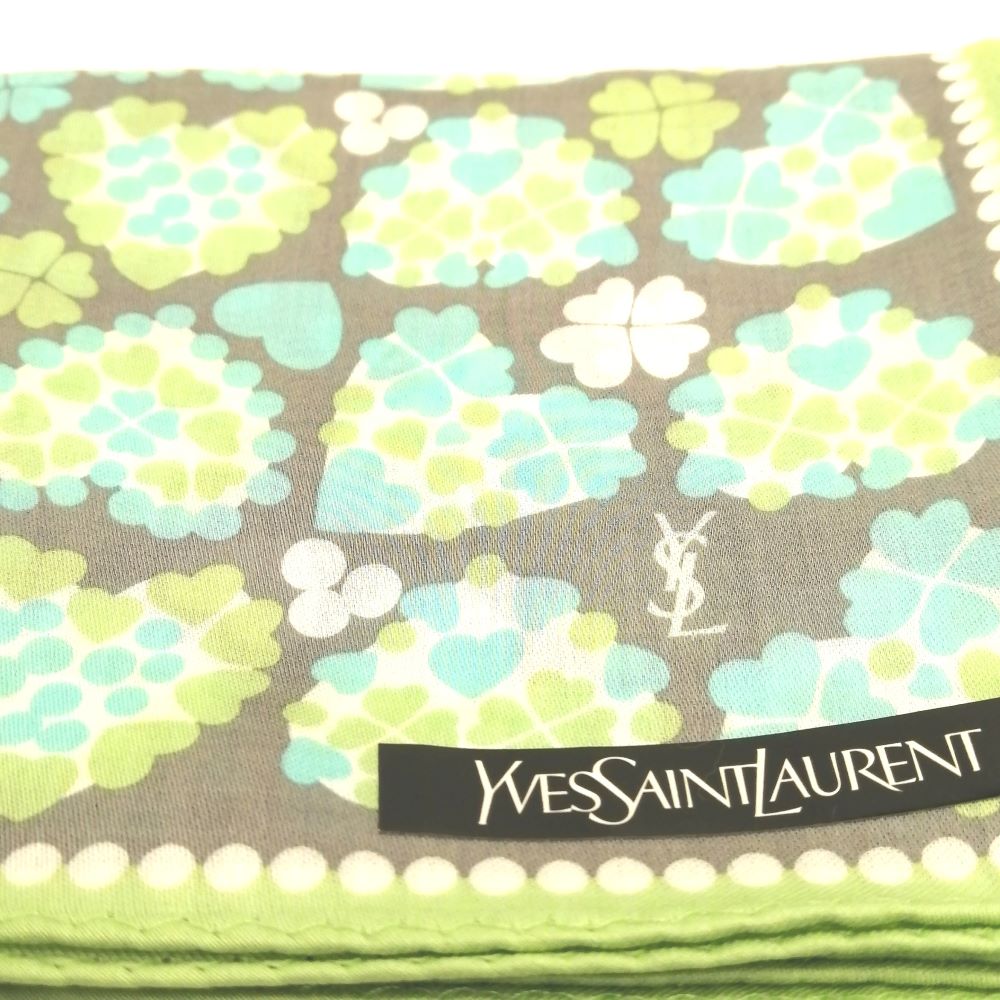 S 後夜祭♪全品P10倍メール便対応OK 売れ筋 限定1枚 未使用ハンカチ YVESSAINTLAURENTイヴサンローランハン re-st-10026786 服飾雑貨 リスト サンプル画像2