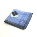 暑い日はお家でお買い物♪全品P10倍メール便対応OK【売れ筋】 【限定1枚】【未使用ハンカチ】YVESSAINTLAURENTイヴサンローランタオルハンカチ【ブルー系】