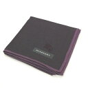 ワンダフルデー♪全品P10倍メール便対応OK【売れ筋】】【限定1枚】【未使用ハンカチ】BURBERRY ハンカチ【パープル系】