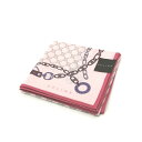ワンダフルデー♪全品P10倍メール便対応OK【売れ筋】 【未使用ハンカチ】CELINEセリーヌハンカチ【ピンク系】