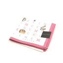 ワンダフルデー♪全品P10倍メール便対応OK【売れ筋】 【未使用ハンカチ】CELINEセリーヌハンカチ【ピンク系】