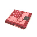 ワンダフルデー♪全品P10倍メール便対応OK【売れ筋】 【未使用ハンカチ】CELINEセリーヌハンカチ【レッド系】