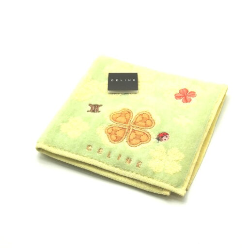 月末も当店でお買い物♪全品P10倍メール便対応OK【売れ筋】 【未使用ハンカチ】CELINEセリーヌタオルハンカチ【グリーン系】 月末も当店でお買い物♪全品P10倍メール便対応OK【売れ筋】 【未使用ハンカチ】CELINEセリーヌタオルハンカチ【グリーン系】