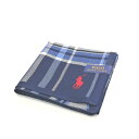 ワンダフルデー♪全品P10倍メール便対応OK【売れ筋】【未使用ハンカチ】POLO RALPH LAURENポロ ラルフローレンハンカチ【ネイビー系】