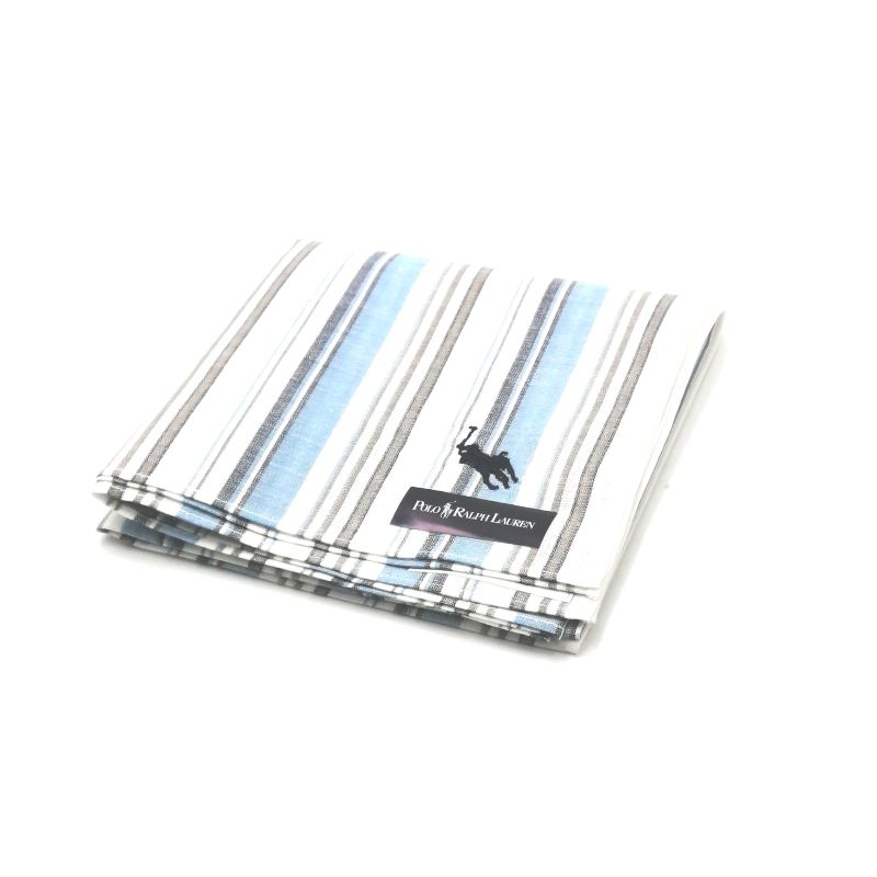 お買い物マラソン♪全品P10倍メール便対応OK【売れ筋】【未使用ハンカチ】RALPH LAURENラルフローレンハンカチ【ホワイト系】
