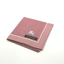 ワンダフルデー♪全品P10倍メール便対応OK【売れ筋】【未使用ハンカチ】BURBERRYバーバリーハンカチ【ピンク系】