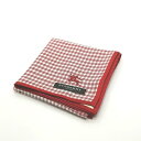 ワンダフルデー♪全品P10倍メール便対応OK【売れ筋】【未使用ハンカチ】BURBERRY ハンカチ【レッド系】