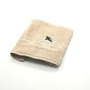 ワンダフルデー♪全品P10倍メール便対応OK【売れ筋】【限定2枚】【未使用ハンカチ】BURBERRY ミニテリー(タオルハンカチ)【ベージュ系】